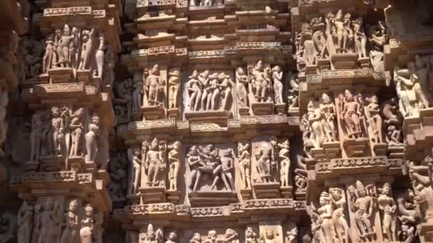 Khajuraho Madhya Pradesh India Marzo 2022 Visita Turistica Passeggiate Intorno — Video Stock