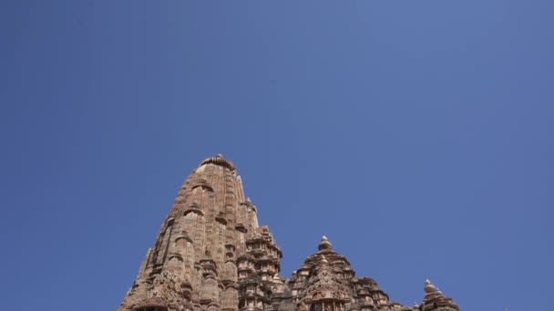 Khajuraho Madhya Pradesh India Maart 2022 Toeristisch Bezoek Wandelingen Rond — Stockvideo