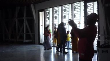  NARMADA, GUJARAT, INDIA, 17 Mart 2022: Hint bağımsızlık lideri Sardar Vallabhbhai Patel 'e adanmış dünyanın en uzun heykeli olan 