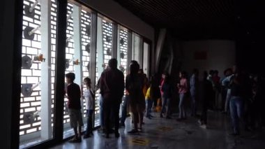 NARMADA, GUJARAT, INDIA, 17 Mart 2022: Hint bağımsızlık lideri Sardar Vallabhbhai Patel 'e adanmış dünyanın en uzun heykeli olan 