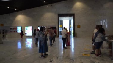 NARMADA, GUJARAT, INDIA, 17 Mart 2022: Hint bağımsızlık lideri Sardar Vallabhbhai Patel 'e adanmış dünyanın en uzun heykeli olan 