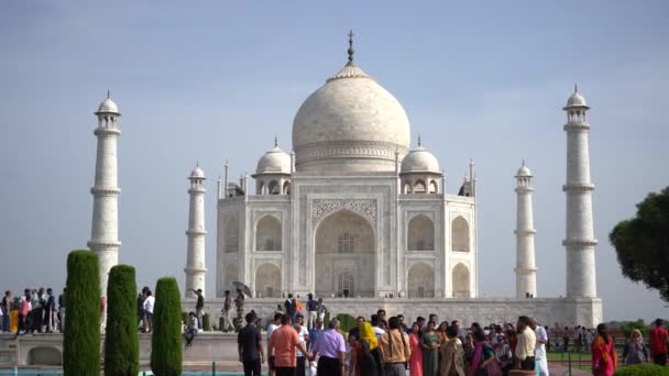 Agra Uttar Pradesh India August 2022 Tourists India World Visit — Stock Video