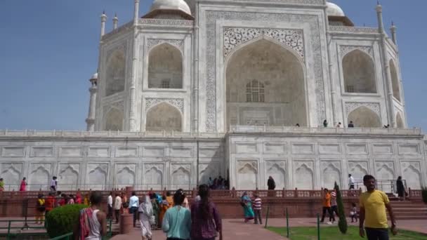 Agra Uttar Pradesh India August 2022 Toeristen Uit India Hele — Stockvideo
