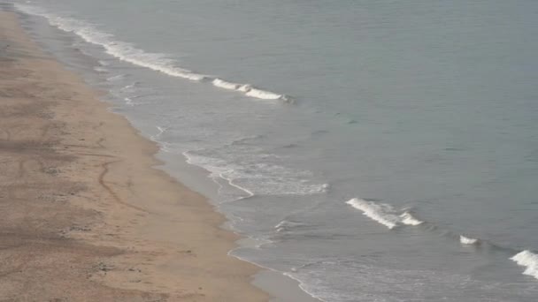 Piękna Plaża Wybrzeżu Konga Maharashtra Indie — Wideo stockowe