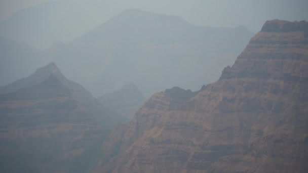Krajobraz Górski Mahabaleshwar Indie — Wideo stockowe