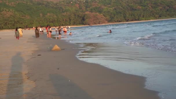Malvan Maharashtra Indien März 2023 Touristen Genießen Und Entspannen Tropischen — Stockvideo