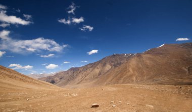 Himalaya manzarası. Ladakh, Hindistan