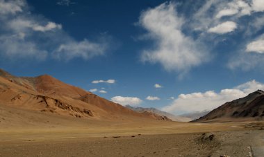 Kum tepeleri Himalayalar Nubra Vadisi'nde. Hunder, Nubra Vadisi, Ladakh