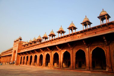 unesco Dünya Mirası site fatehpur sikri, Hindistan görünümünü.