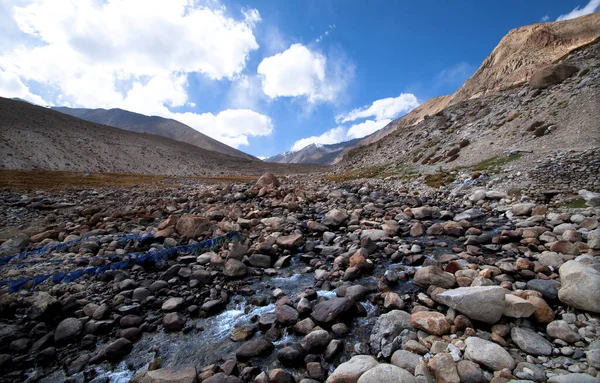 Rio Montanhas Himalaia Ladakh Índia — Fotografia de Stock