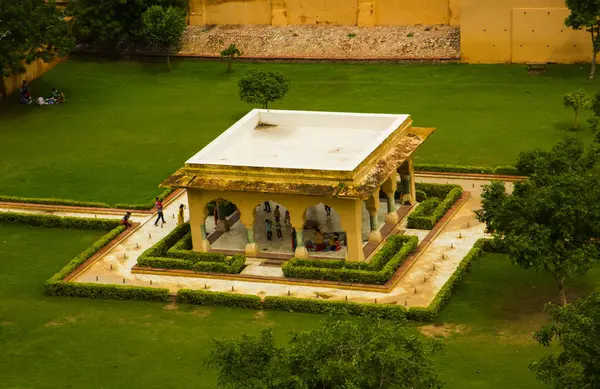 Amer Nebo Amber Pevnost Slavné Turistické Destinace Jaipur Rajasthan Indie — Stock fotografie