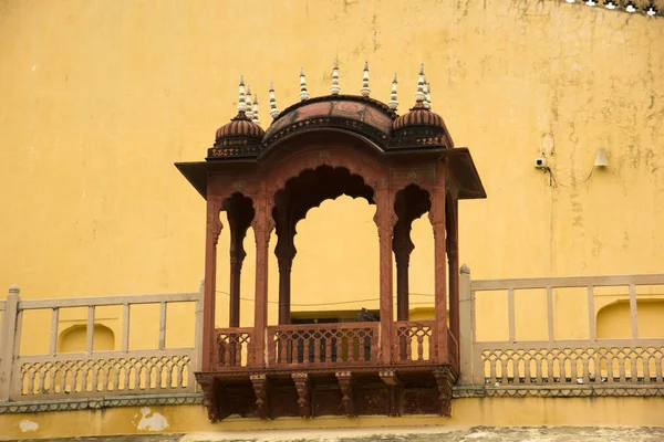 Wnętrze Pałacu Wiatrów Hawa Mahal Jaipur Rajasthan Koncepcja Podróży Indiach — Zdjęcie stockowe