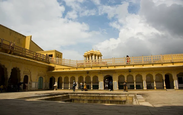 Вид Зверху Палац Вітрів Хава Махал Джайпур Раджастхан Концепція Подорожей — стокове фото