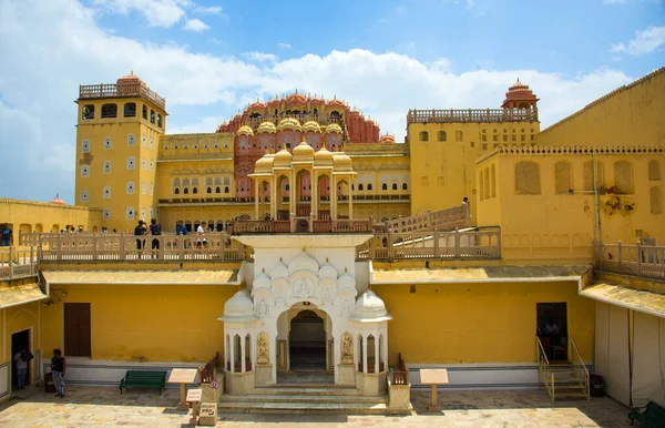 Вид Зверху Палац Вітрів Хава Махал Джайпур Раджастхан Концепція Подорожей — стокове фото