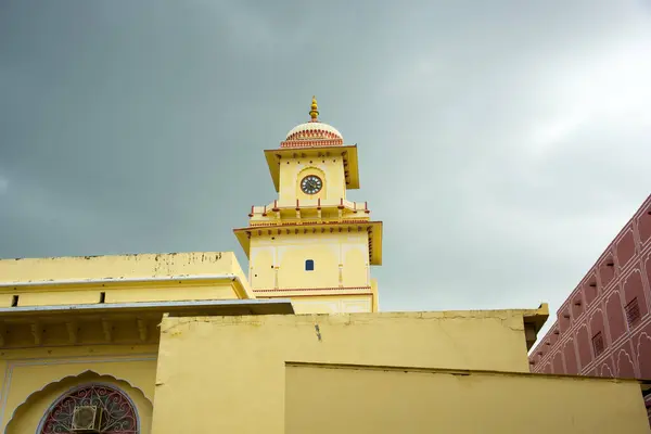 City Palace Jaipur Erbaut Mit Einer Verschmelzung Der Islamischen Rajput — Stockfoto