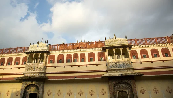 Városi Palota Jaipur Épült Fúziója Iszlám Rajput Európai Építészeti Stílusok — Stock Fotó