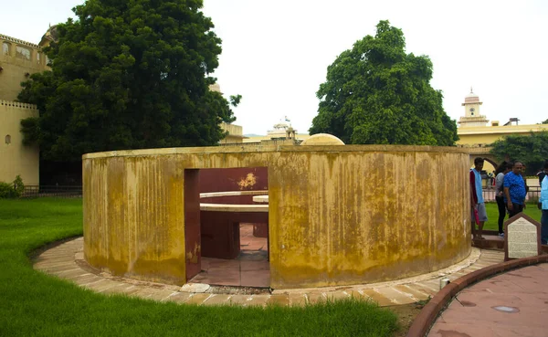 ジャイプール ラジャスタン インドのジャンタン天文台とその天文楽器 ユネスコ世界遺産 — ストック写真