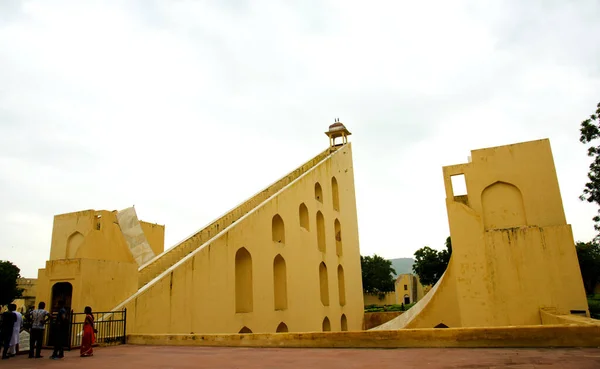 Jantar Mantar Astronomical Instrument Collection Architectural Astronomical Instruments Built 1727 — Stock Photo, Image
