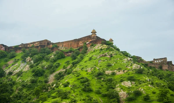 Vista Del Fuerte Jaigarh Desde Fuerte Amer Jaipur India — Foto de Stock