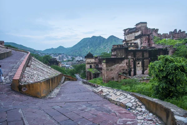 Amer Amber Fort Património Mundial Unesco Rajastão Índia — Fotografia de Stock