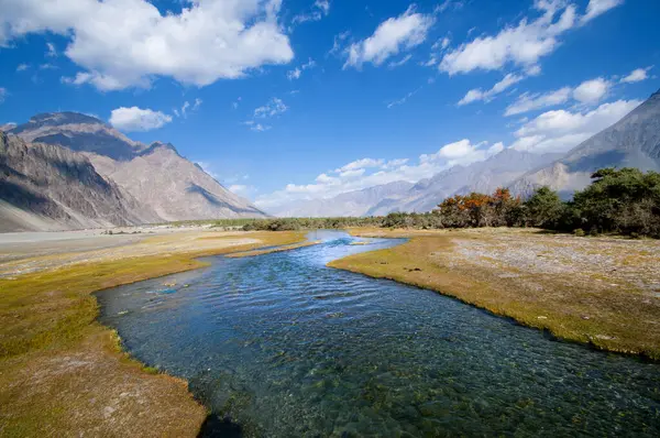 Mountains River Himalayas Ladakh India Stock Picture