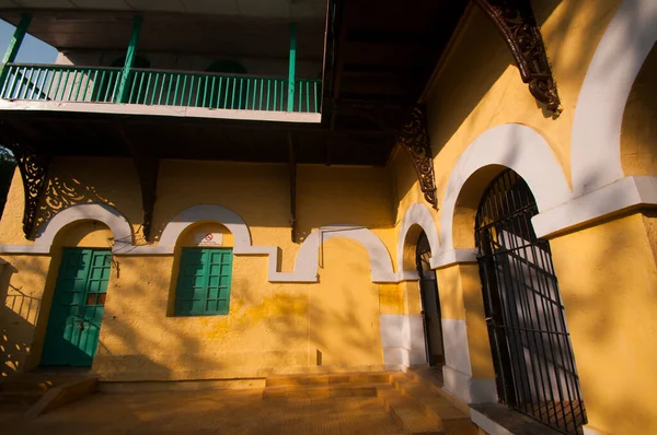 Port Blair, Andaman, Hindistan hücresel hapiste. İngilizler tarafından inşa tarihi bina.