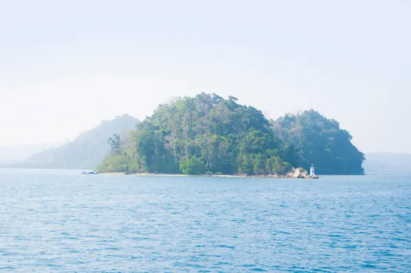 Perahu Nelayan Laut Andaman Dan Kepulauan Nicobar India — Stok Foto