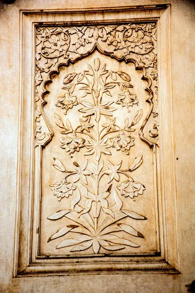 Квіткова Прикраса Біля Гробниці Бібі Камабара Аурангабаді Індія — стокове фото