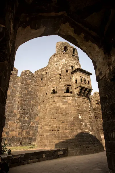 stock image Ancient Daulatabad fort near Aurangabad, Maharashtra, India, It was built in 14th Century AD