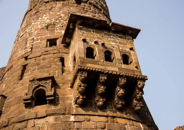 Antigua Fortaleza Daulatabad Cerca Aurangabad Maharashtra India Fue Construido Siglo —  Fotos de Stock