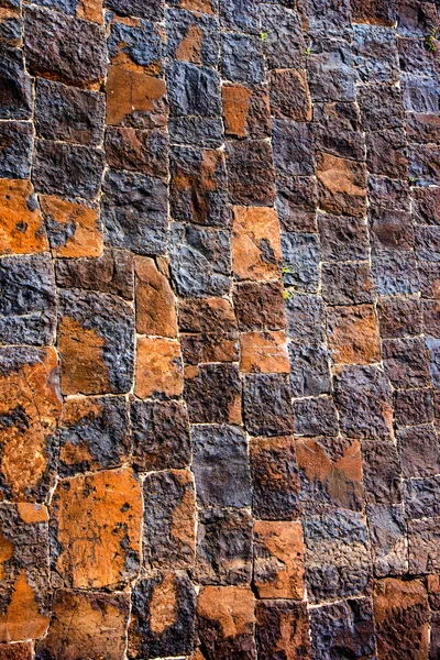 Steinblöcke Ziegelwand Strukturierten Hintergrund — Stockfoto
