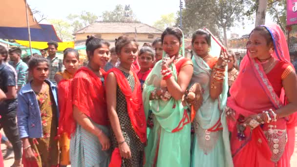 Alirajpur Madhya Pradesh Inde Mars 2022 Les Peuples Tribaux Sont — Video