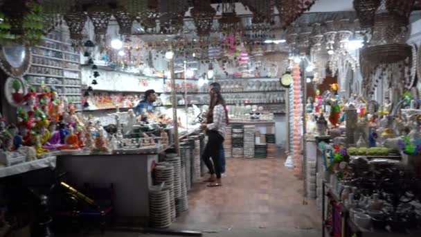 Nagpur Maharashtra India December 2022 Street Vendors Selling Vegetables Various — Stock Video