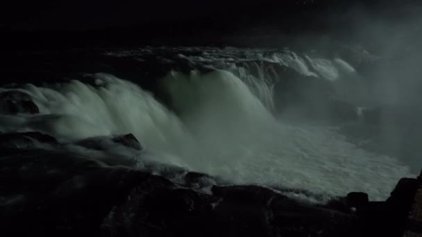 Dhuandhar Falls Narmada Folyón Bhedaghat Jabalpur Körzet Madhya Pradesh India — Stock videók