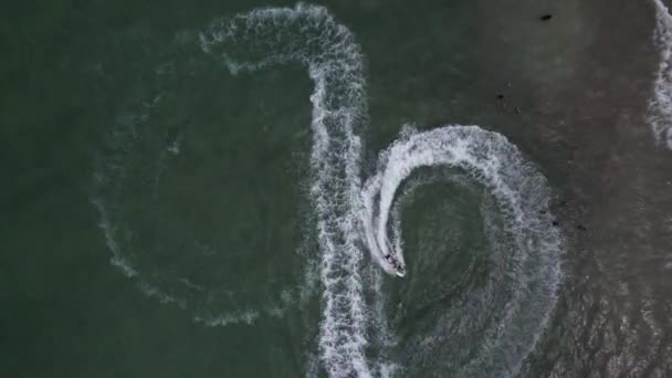 Съемка Воздуха Самых Красивых Пляжей Побережья Конкана Махараштре Вид Дрона — стоковое видео