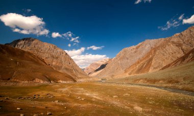 Himalaya manzarası. Ladakh, Hindistan