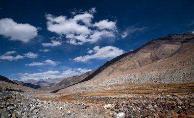 Himalaya manzarası. Ladakh, Hindistan