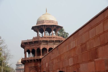 Taj Mahal, UNESCO Dünya Mirası Sitesi 'nin ünlü tarihi anıtı..