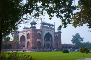 Taj Mahal, Agra, Hindistan, UNESCO Dünya Mirası Sitesi.