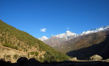 Himalaya manzarası. Ladakh, Hindistan