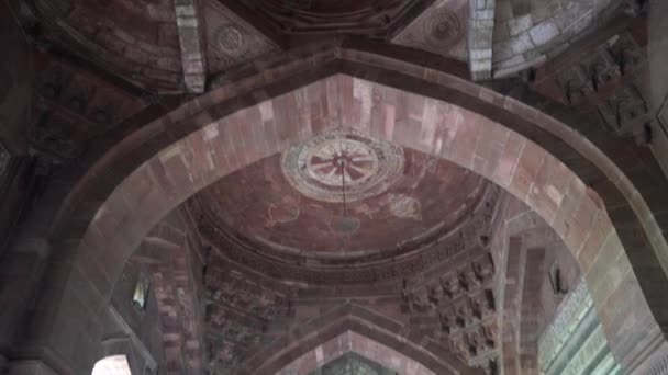Purana Qila Veya Eski Kale Delhi Hindistan — Stok video