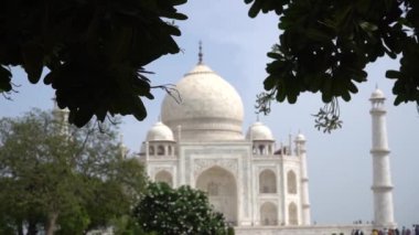 Taj Mahal, UNESCO Dünya Mirası sahası, Agra, Hindistan.