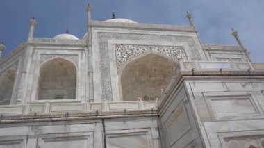 Taj Mahal, UNESCO Dünya Mirası sahası, Agra, Hindistan.