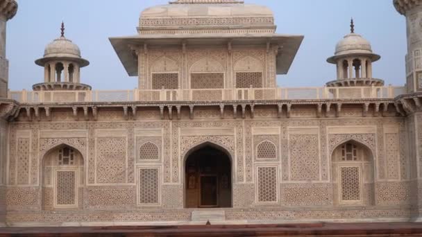 Tumba Itmad Daulah Fue Construida Entre 1622 1628 Agra Uttar — Vídeos de Stock
