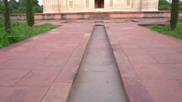 印度北方邦阿格拉大阿克巴陵墓 — 图库视频影像