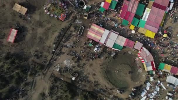 Wardha Maharashtra India Hazi Ran 2023 Lunapark Veya Yıllık Köy — Stok video