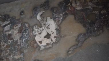 Ajanta Mağaraları no: 1, UNESCO Dünya Mirası Sitesi, Aurangabad, Maharashtra, Hindistan.