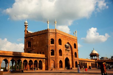 Jama Mescidi Camii, Eski Delhi, Hindistan.