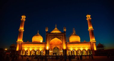 Jama Mescidi Camii, Eski Delhi, Hindistan.