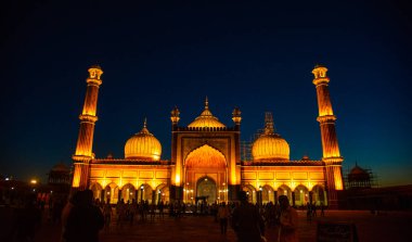 Jama Mescidi Camii, Eski Delhi, Hindistan.